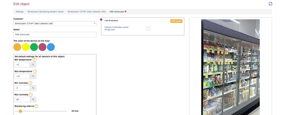 lämpötilan ja kosteuden seuranta kylmäketjussa